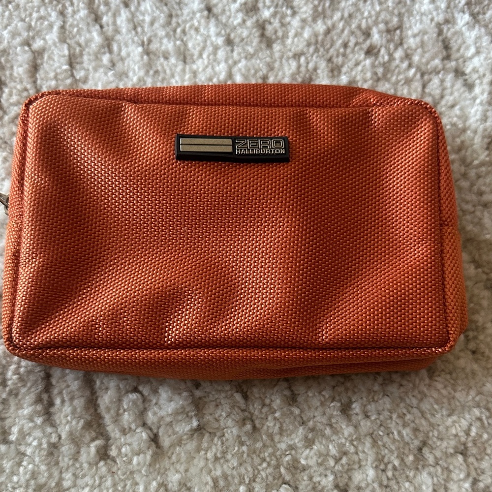 Zero Halliburton Orange Pouch